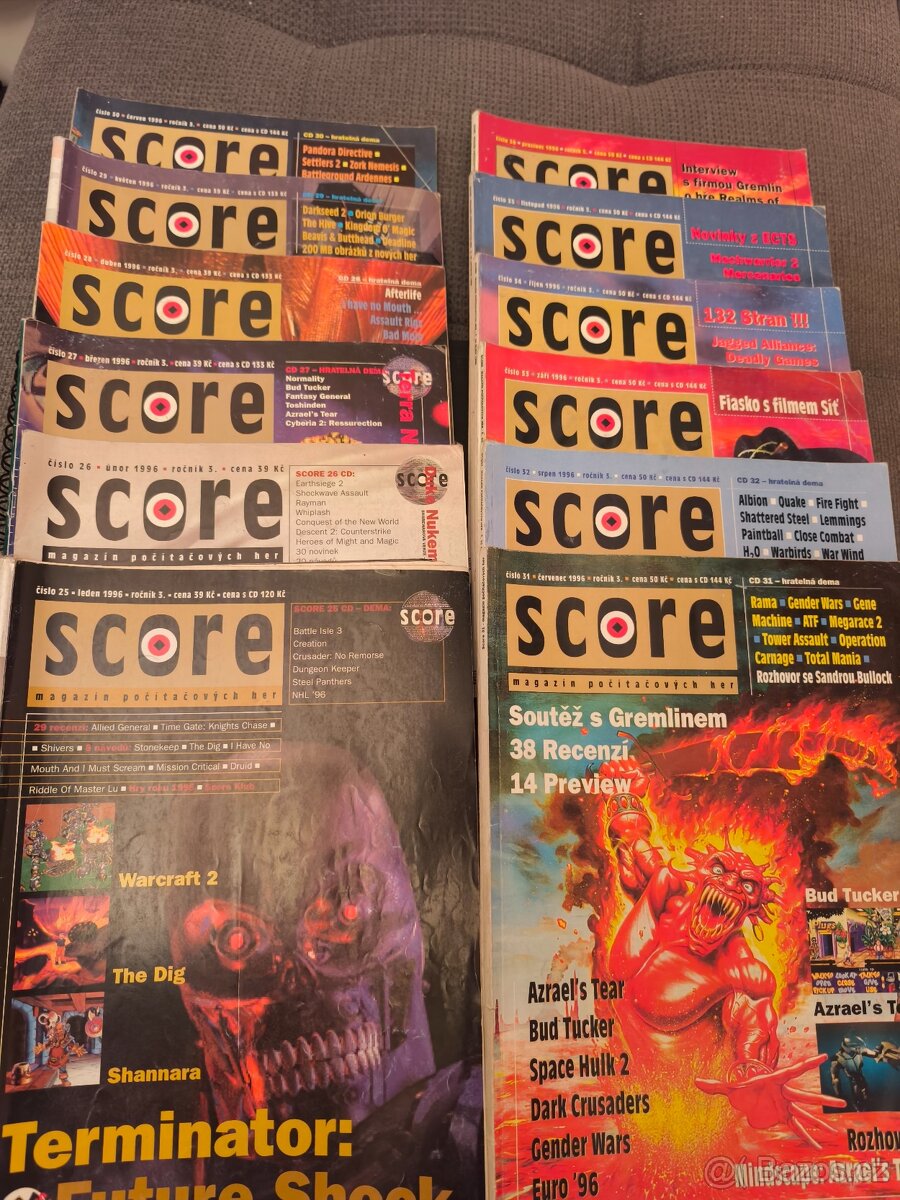 Časopisy Score 3. ročník komplet