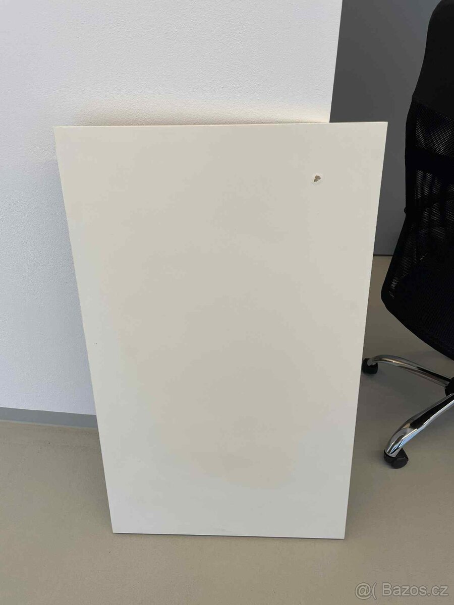 Bílá stolní deska IKEA LINNMON 100x60 cm