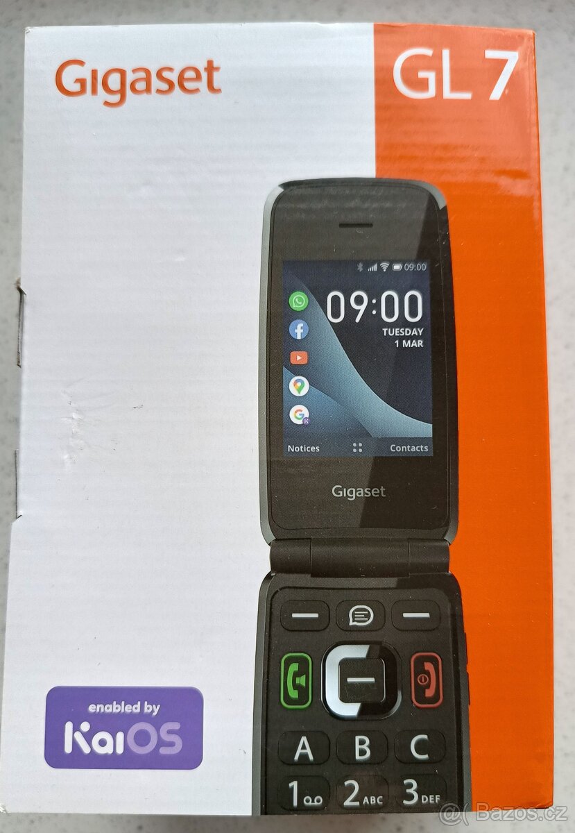 Gigaset GL 7 Titanium Grey - v záruční době