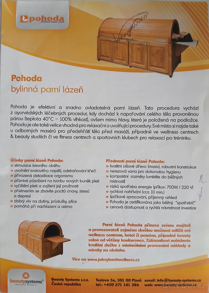 Bylinná parní lázeň