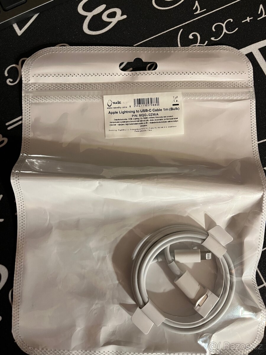 Originál kabel Apple USB-C to Lightning, nový, délka 1m