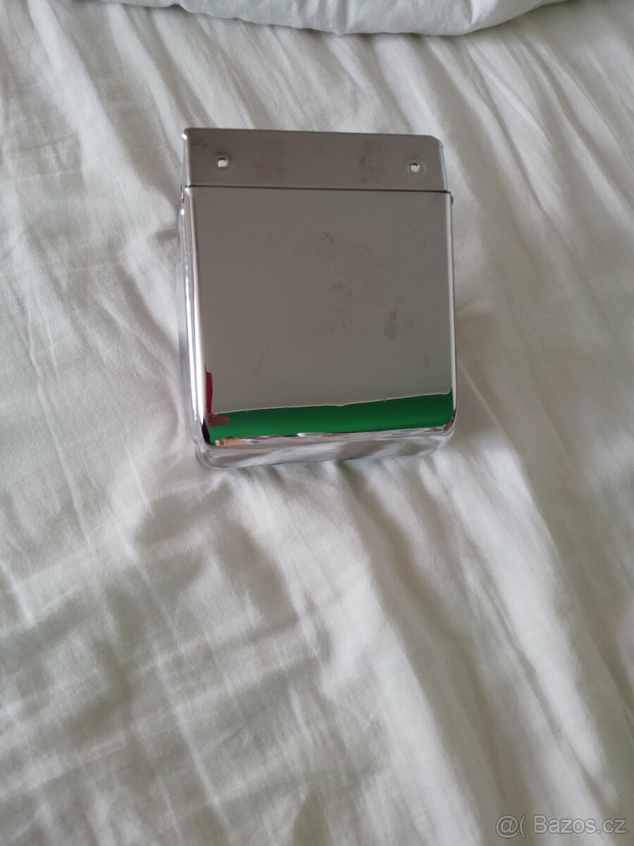 vintage držák na toal papír z 50 let,nerez závěsný box Facke