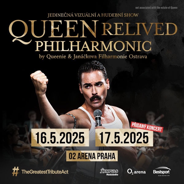 Prodám 2 vstupenky Queenie 16.5.2025 O2 Aréně Praha