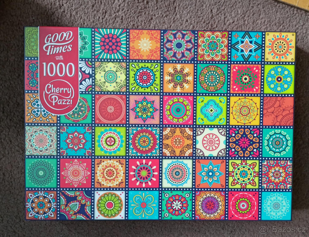 Mandaly, 1000 dílků, Cherry Pazzi puzzle