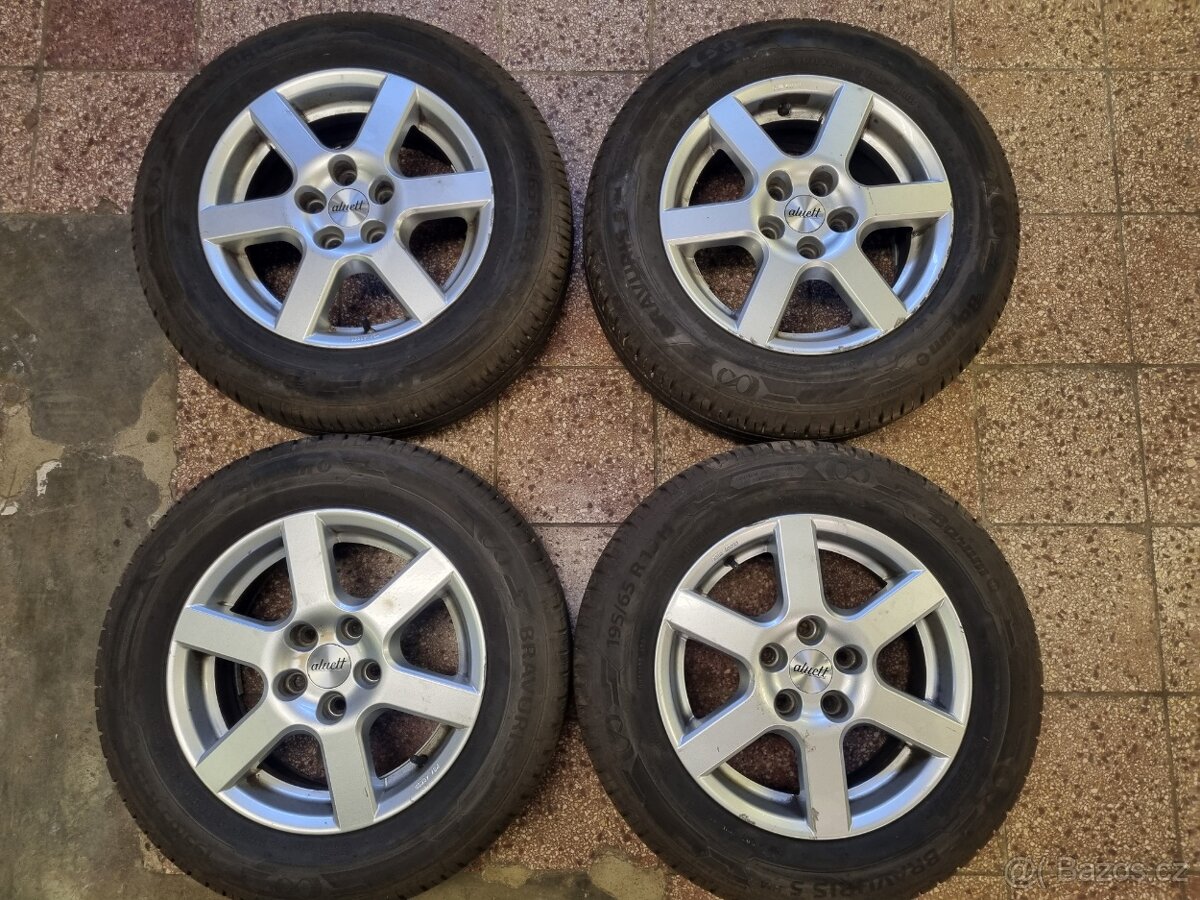Alu kola disky Aluett 5x108 195/65 R15
