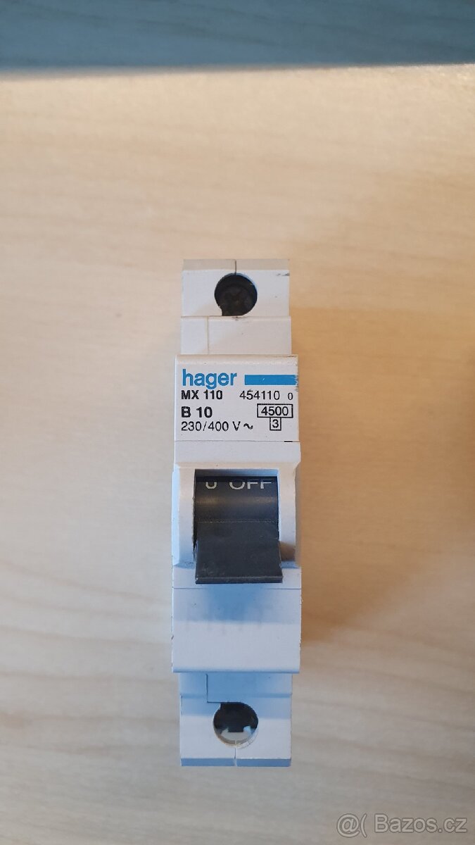 Jistič Hager B10