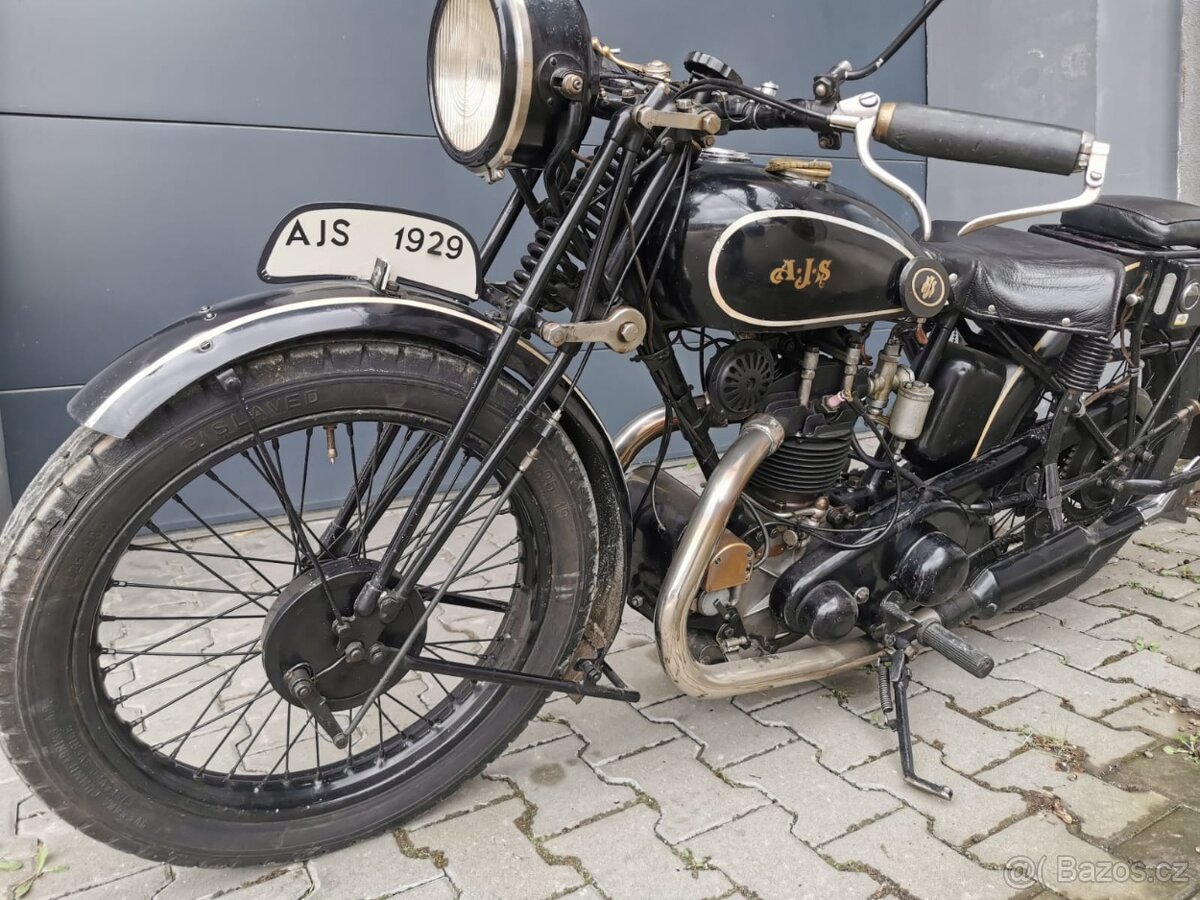 Ajs 350 1929 s dokladmi