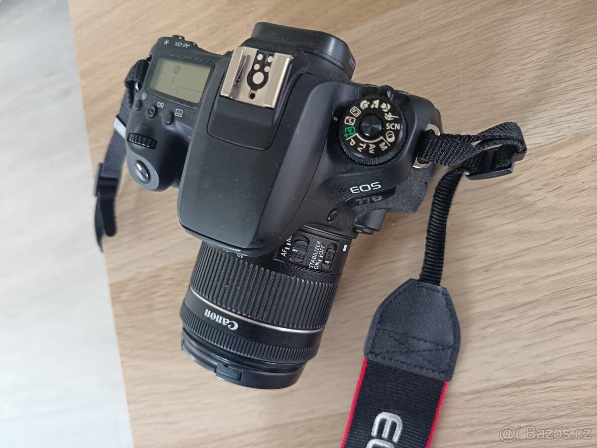 Canon EOS 77D černý + 18-55mm IS STM