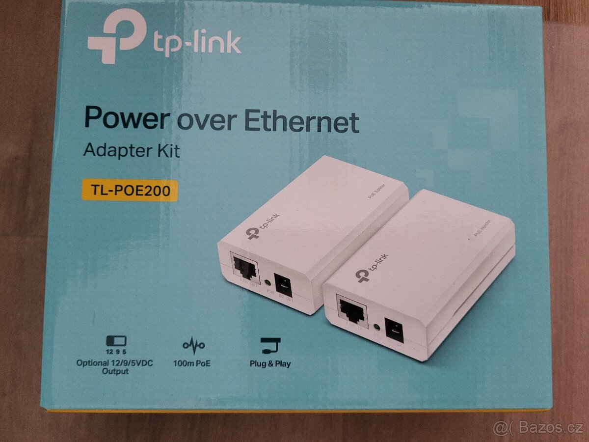 TP-Link TL-POE200 Aktivní PoE sada, splitter, injector