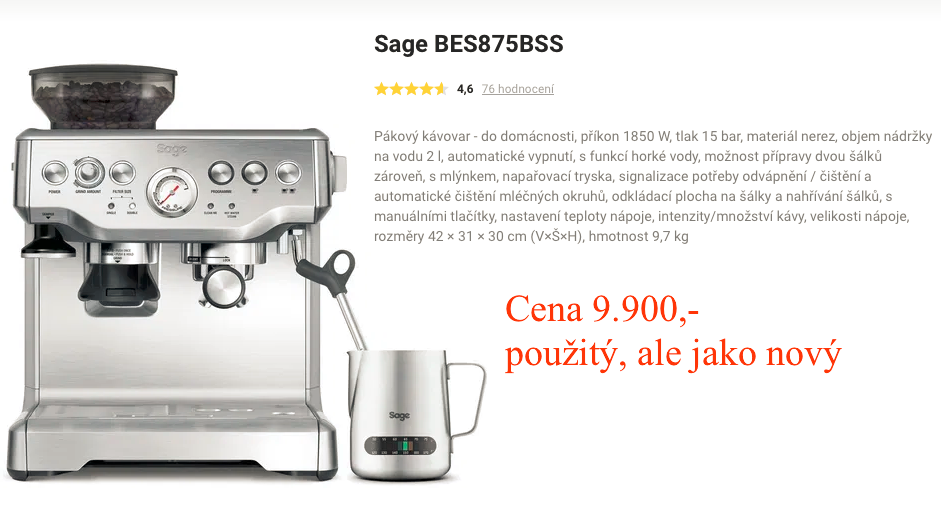 Kávovar Sage