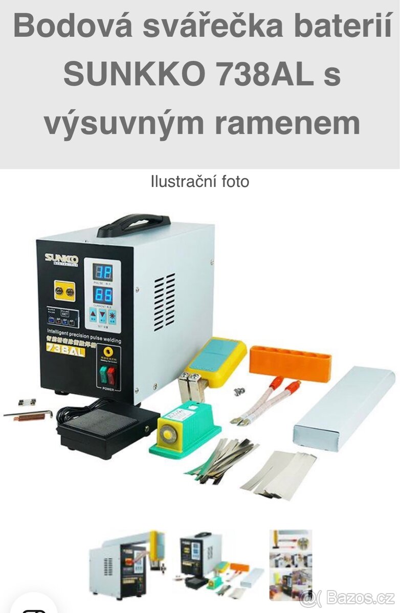 Bodovačka Sunkko 738AL s plným příslušenstvím