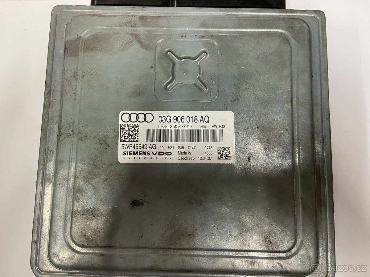 Jednotka motoru 03G906018AQ 2.0 TDI 125 kw AUDI A4