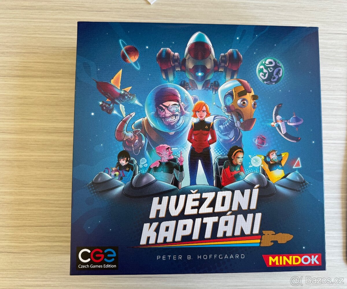 Prodám deskovou hru Hvězdní kapitáni