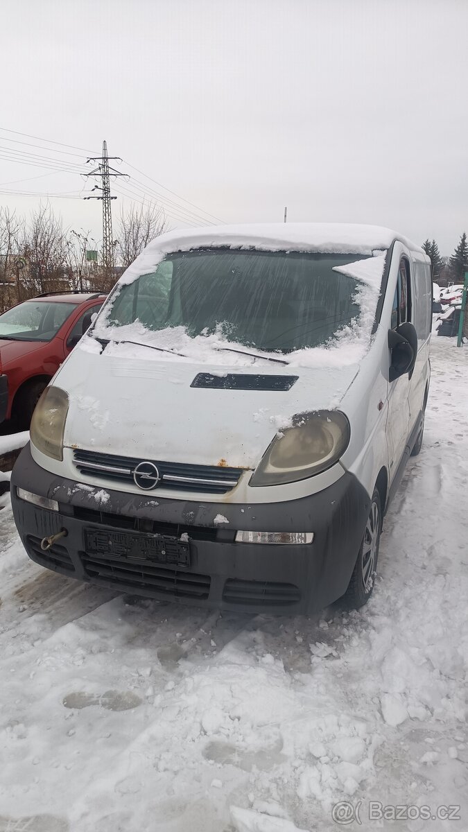 Opel Vivaro 1.9 DTI F9QU7 - 60kw. R.v.2002 DÍLY