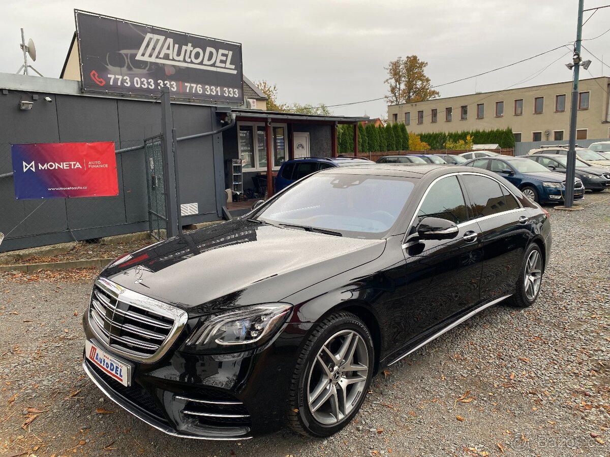 Mercedes-Benz Třídy S 3,0 400d 4Matic Long DPH, Radar
