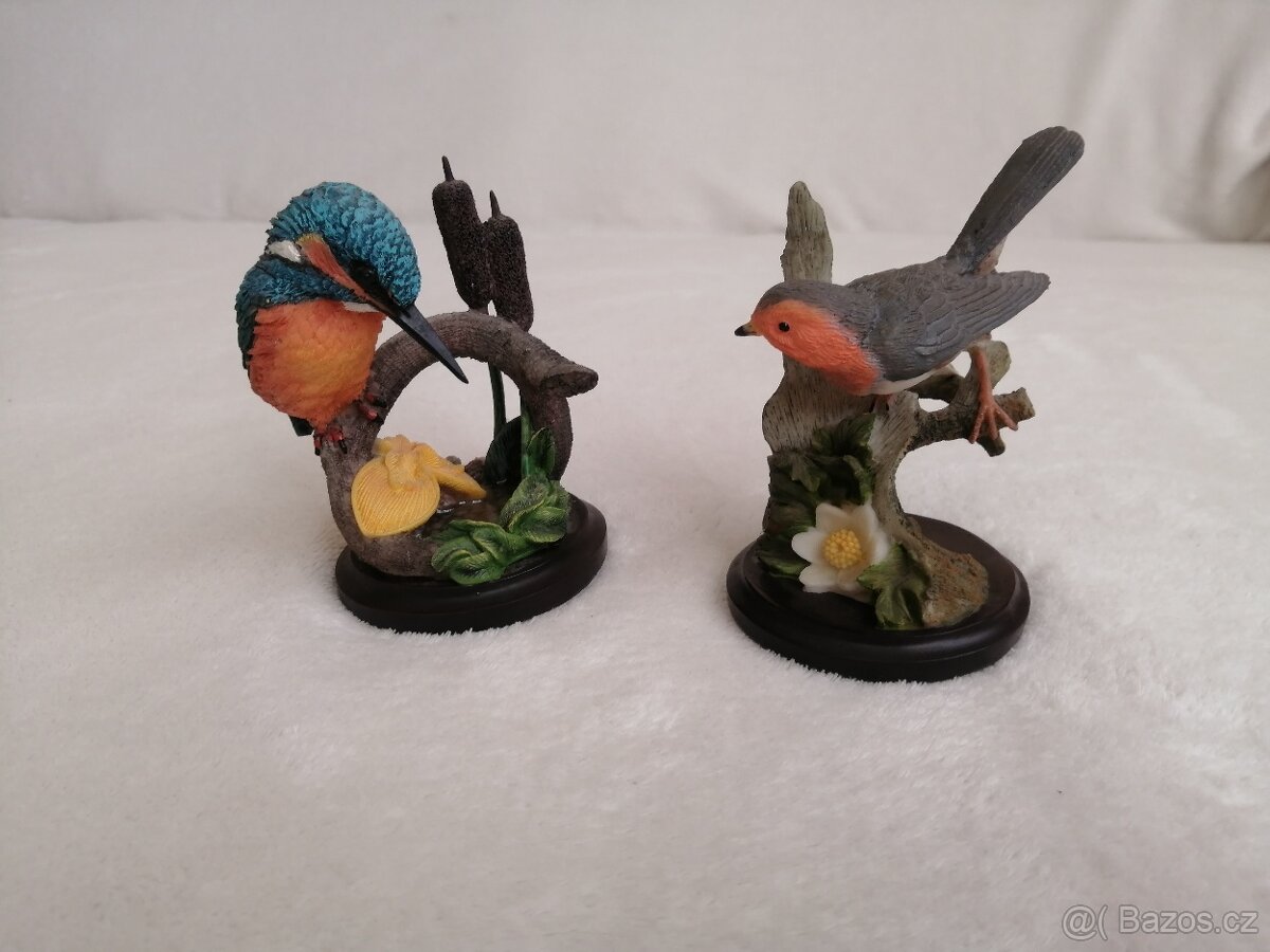 Sběratelské figurky ptáků Vogelwelt 2ks