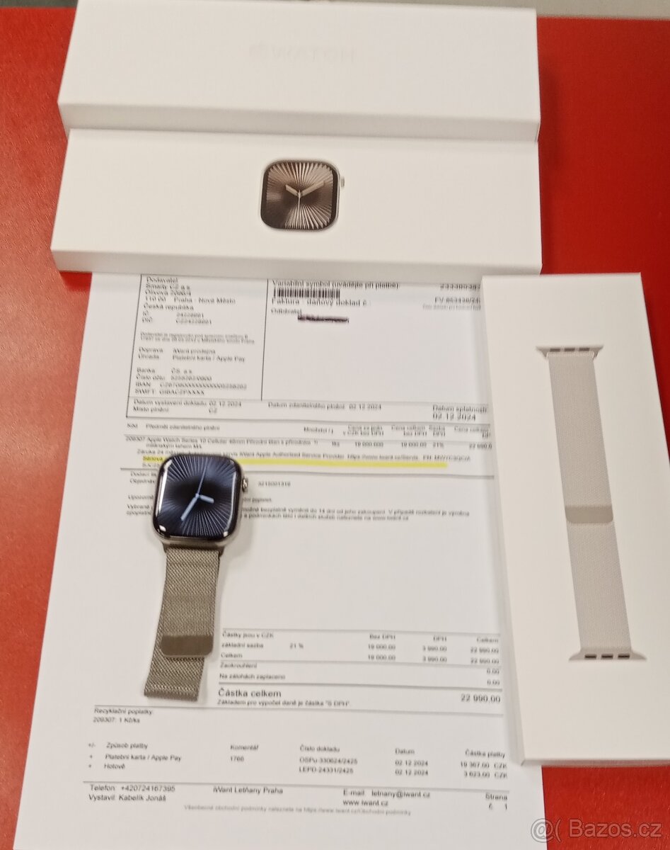 Apple Watch 10 46mm Cell Titan záruka 12/2026 iWant