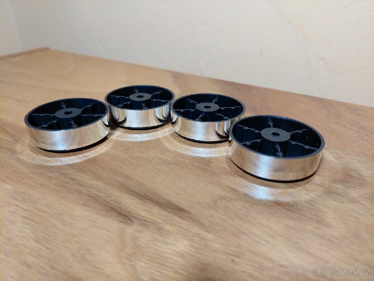 HiFi nohy, nožky ke komponentům. Stříbrné 4ks