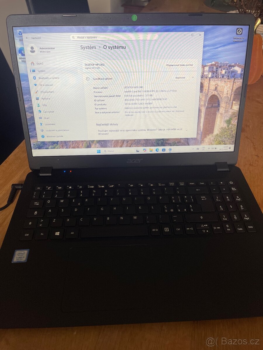 Acer Aspire 3 - A315-54K