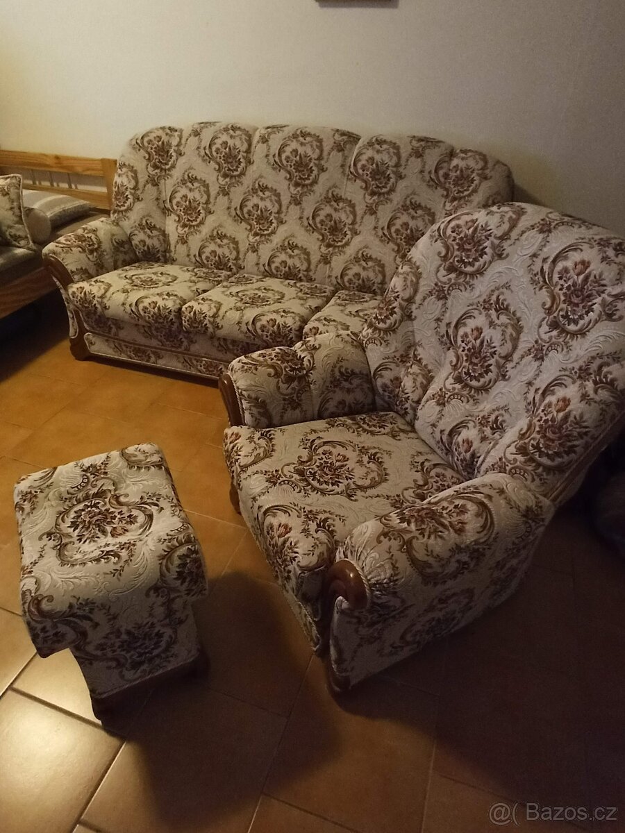 Rustikální sedací souprava