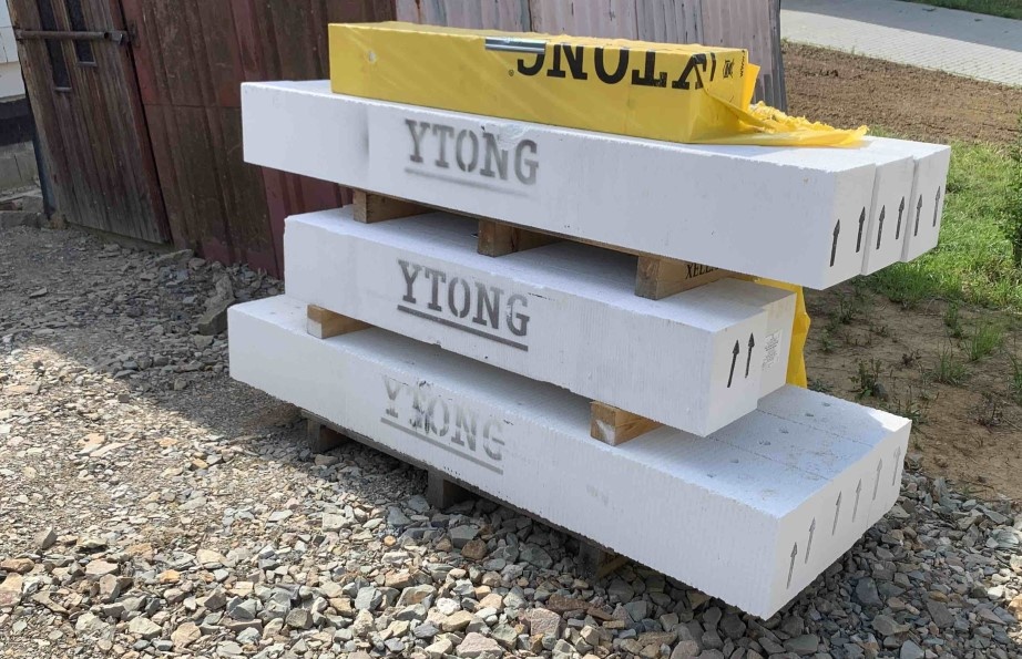 Prodám nosné překlady YTONG - NOVÉ