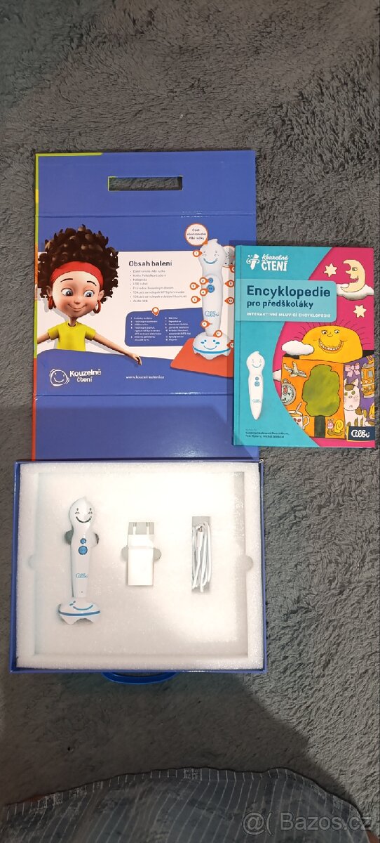 Tužka Kouzelné čtení s knihou Encyklopedie pro předškoláky