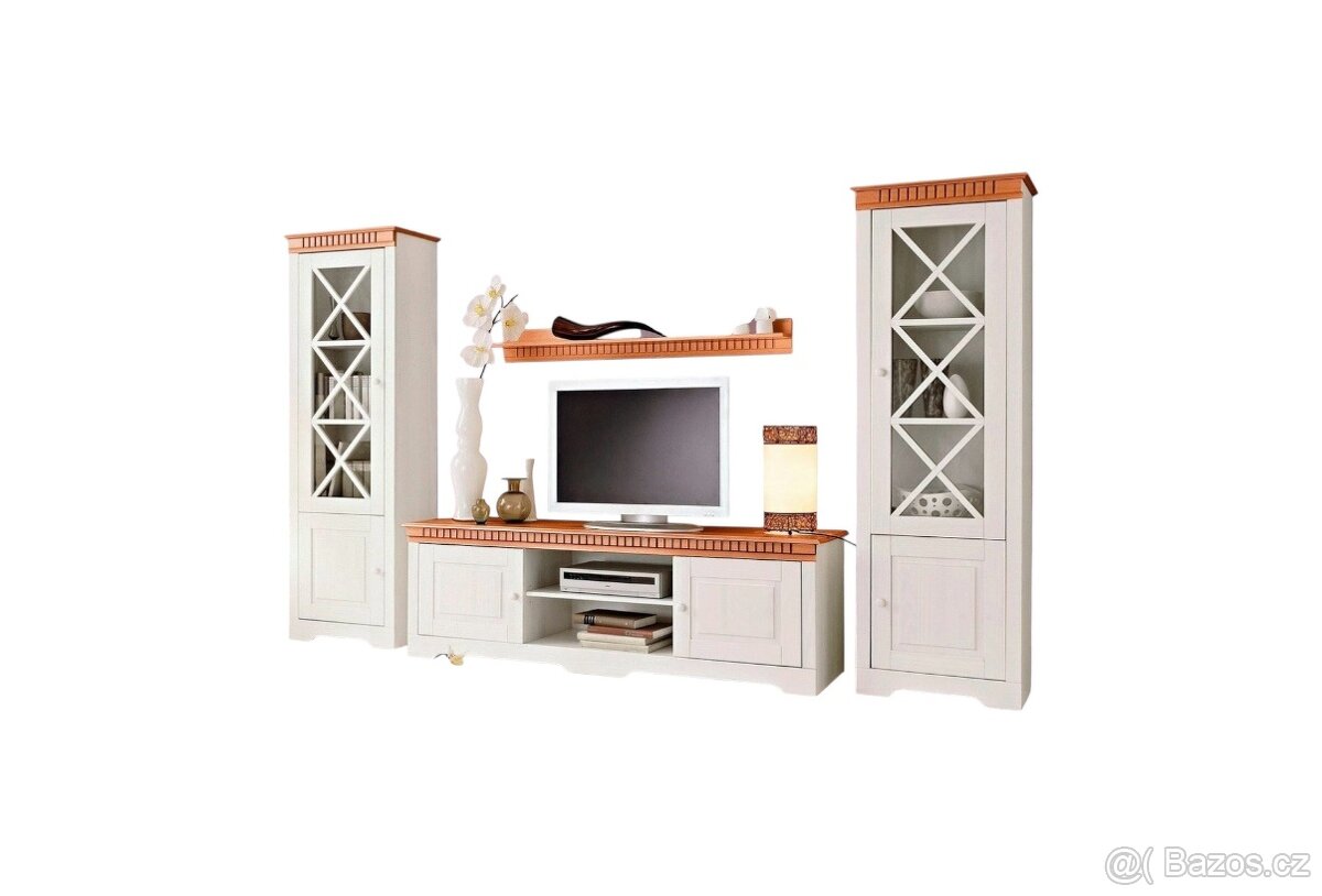 Obývací stěna Lisa KOMPLET masiv NOVÁ 2. jakost