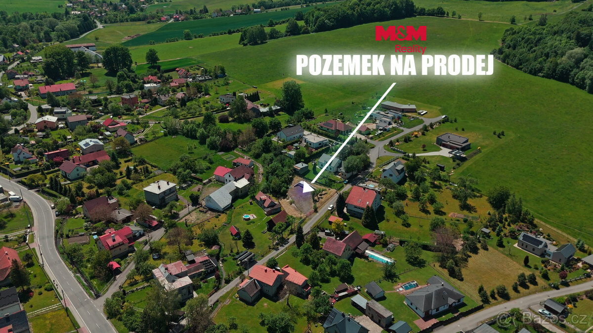 Prodej pozemku k bydlení, 837 m², Hukvaldy