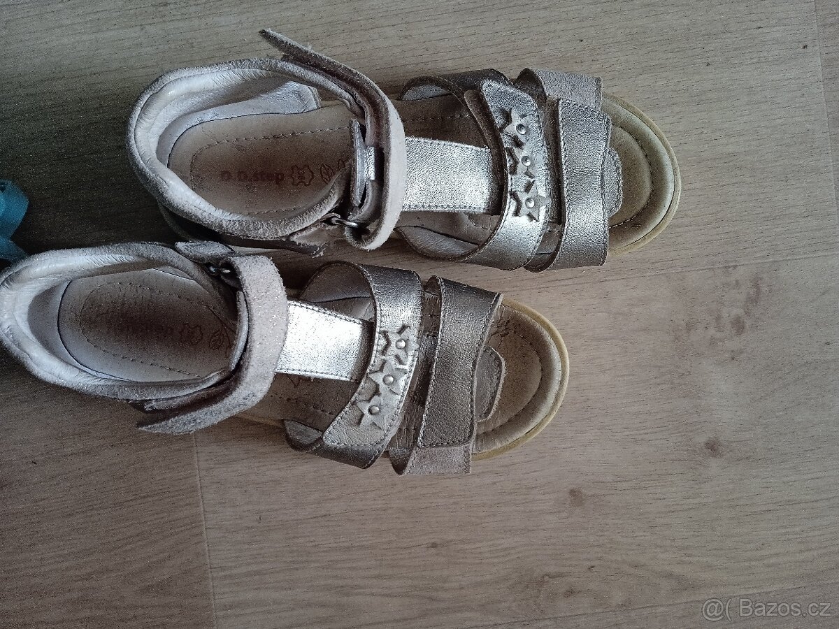 Dívčí sandály kožené vel.36, zn.D.D.Step