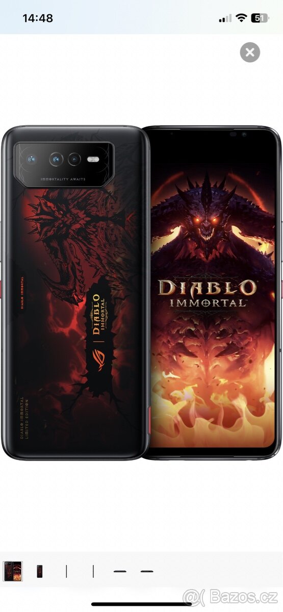 Asus ROG Phone 6 Diablo Immortal Edition 16GB/512GB černá
