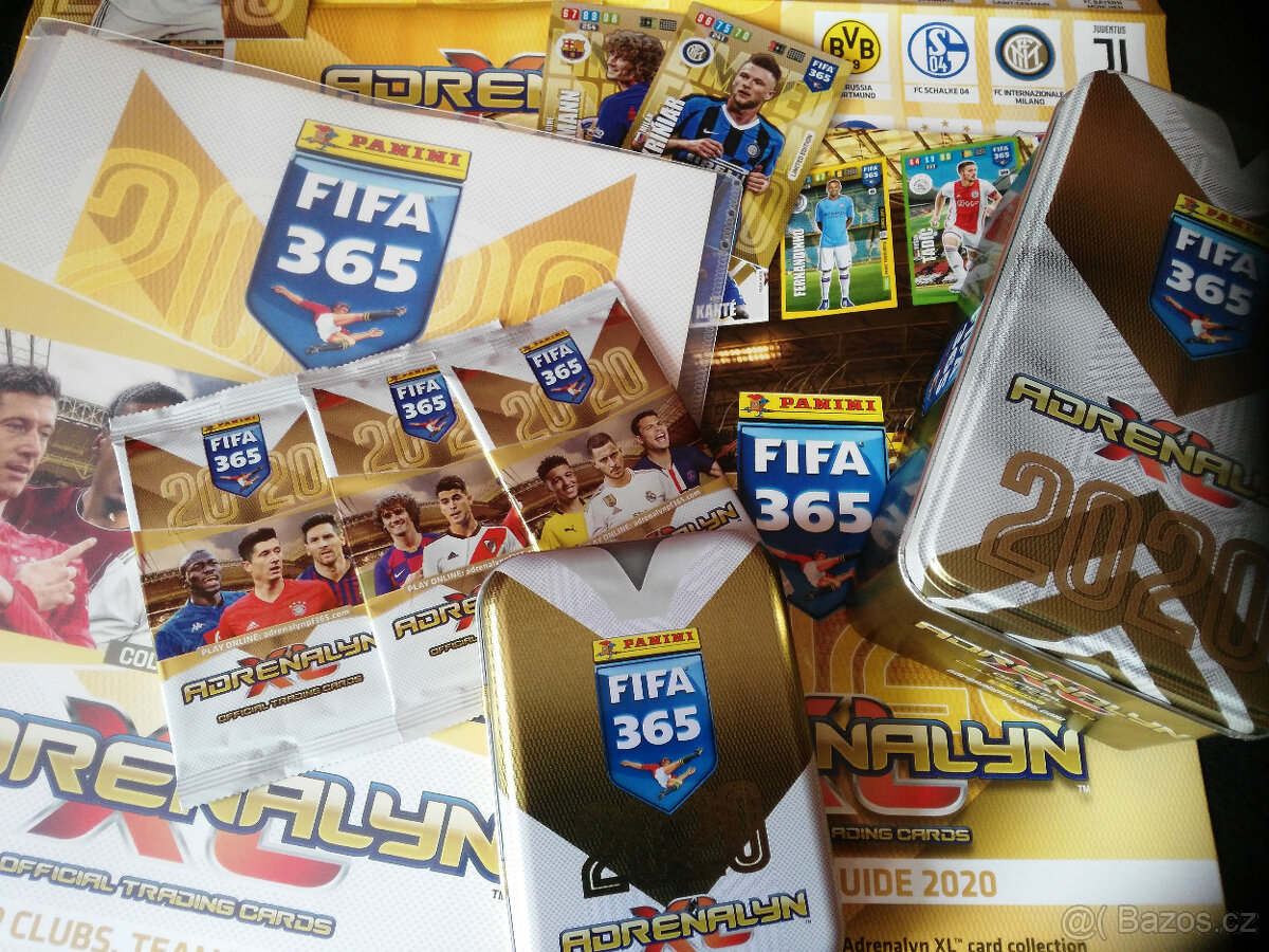 Fotbalové kartičky FIFA 365 2020 - Albumy, balíčky, boxy..