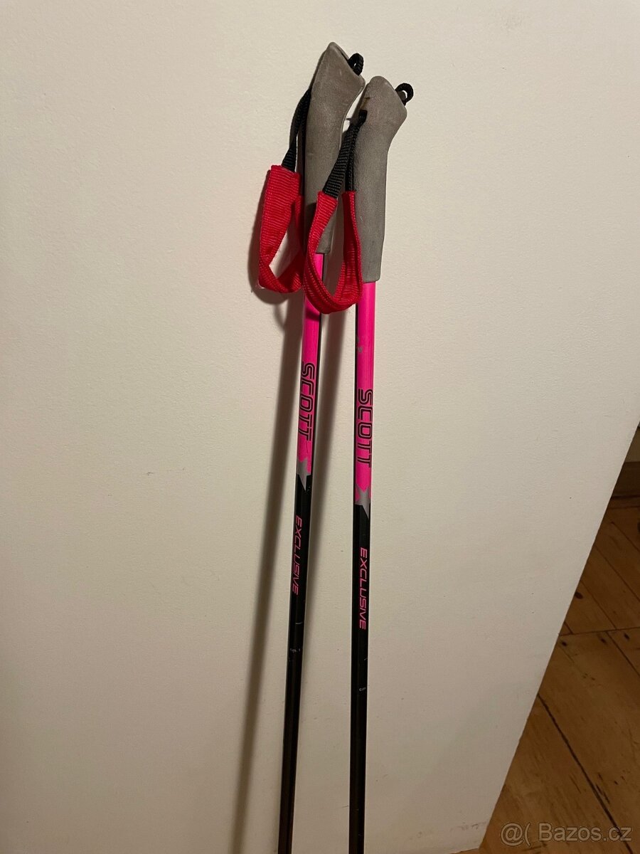 Dětské běžkařské hole Scott 125 cm/SLEVA/