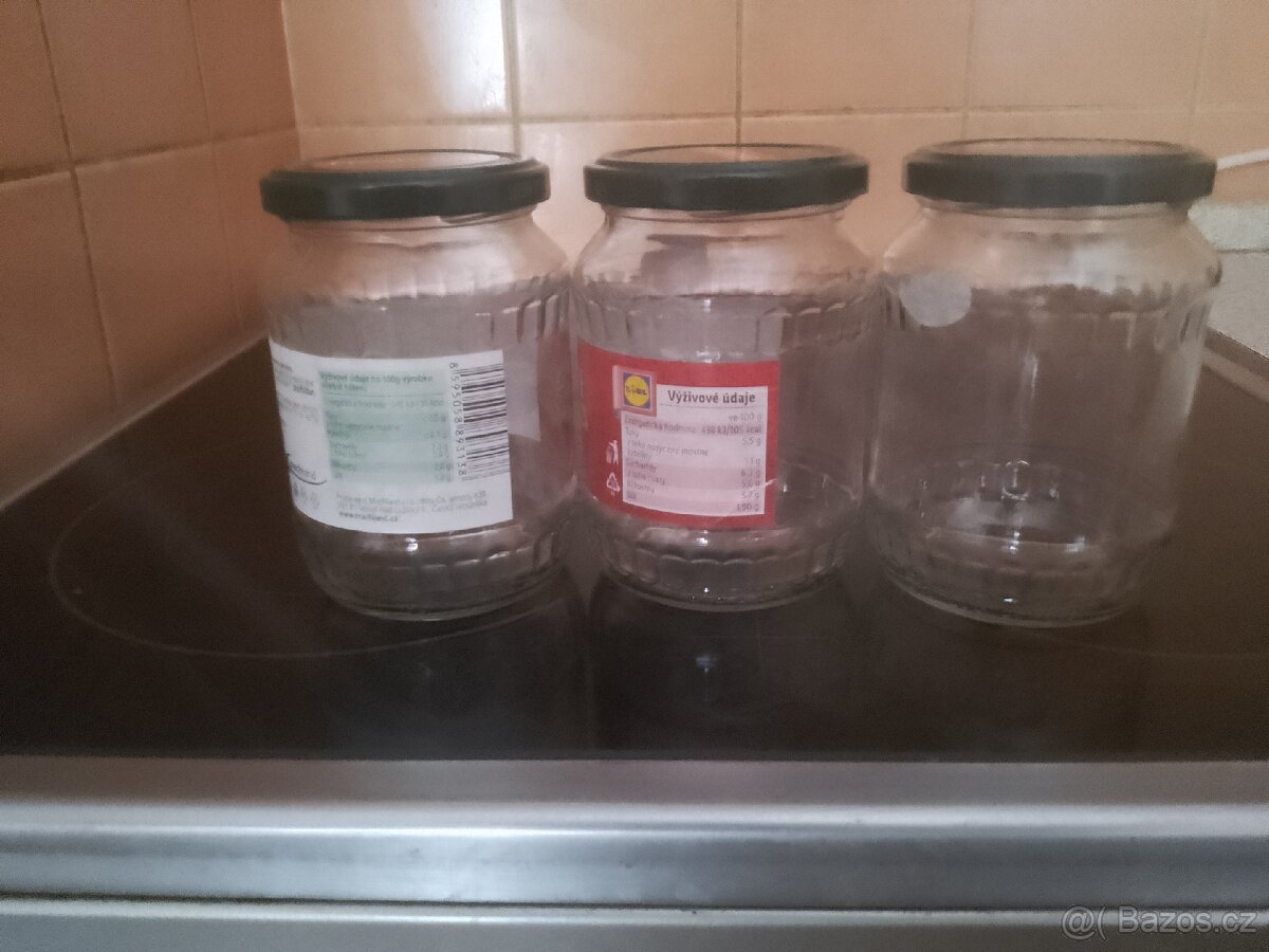 Zavařovací sklenice od 150-480 ml 4100 kusů.