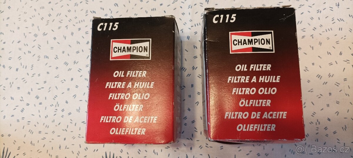 Olejový filtr Champion C115, 2 kusy