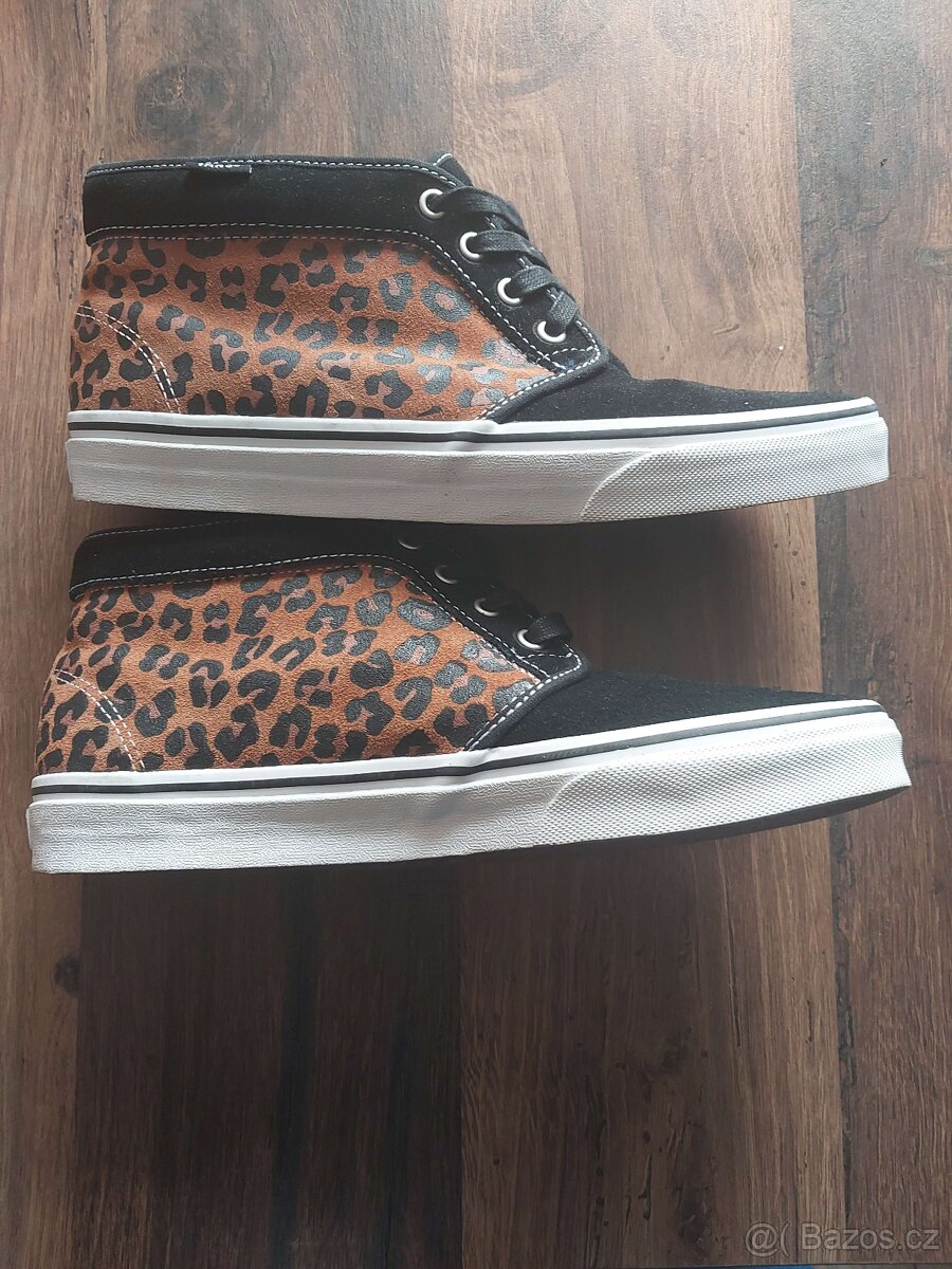 Vans Chukka Boots Black Leopard