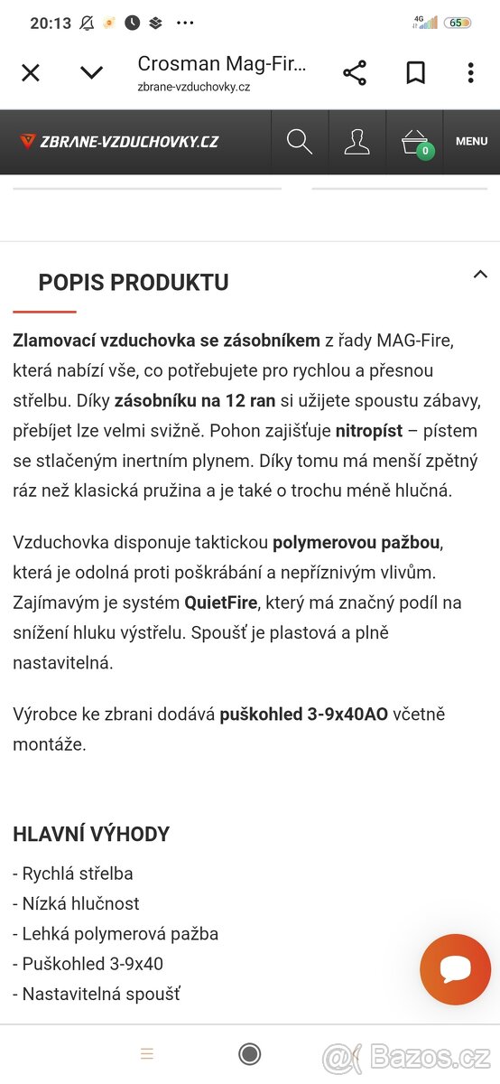 Vzduchovka Crosman