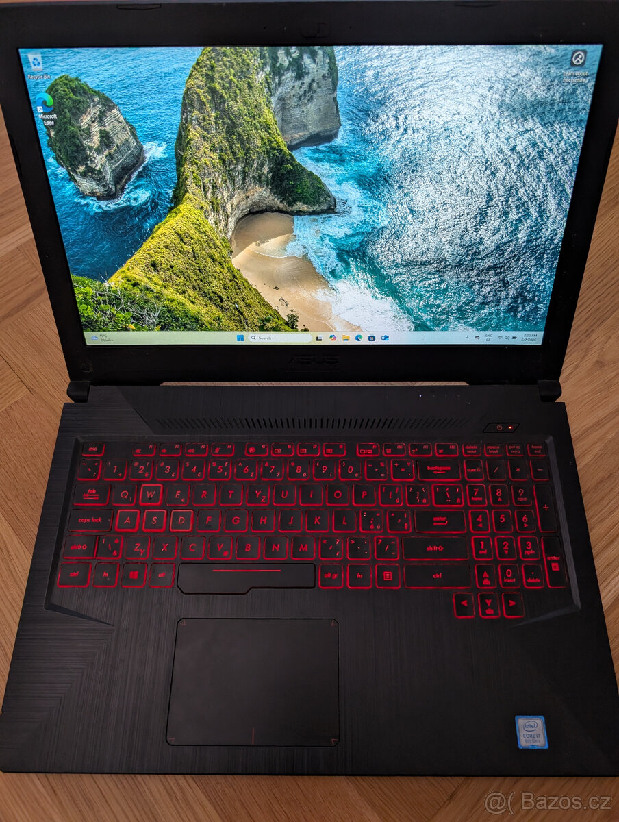 Herní Asus FX504GM i7/32GB/GTX1060 - nová baterie