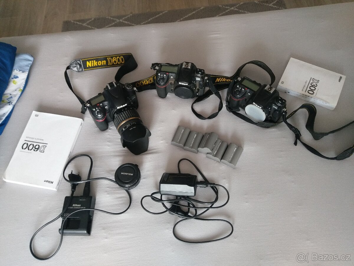 Nikon D600,2x Nikon D300