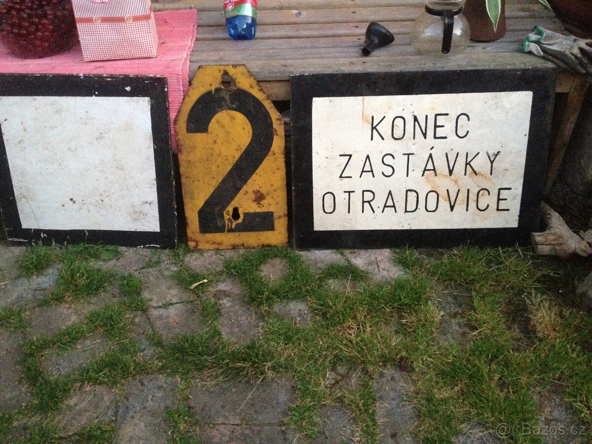 Cedule ČSD,návěstidla