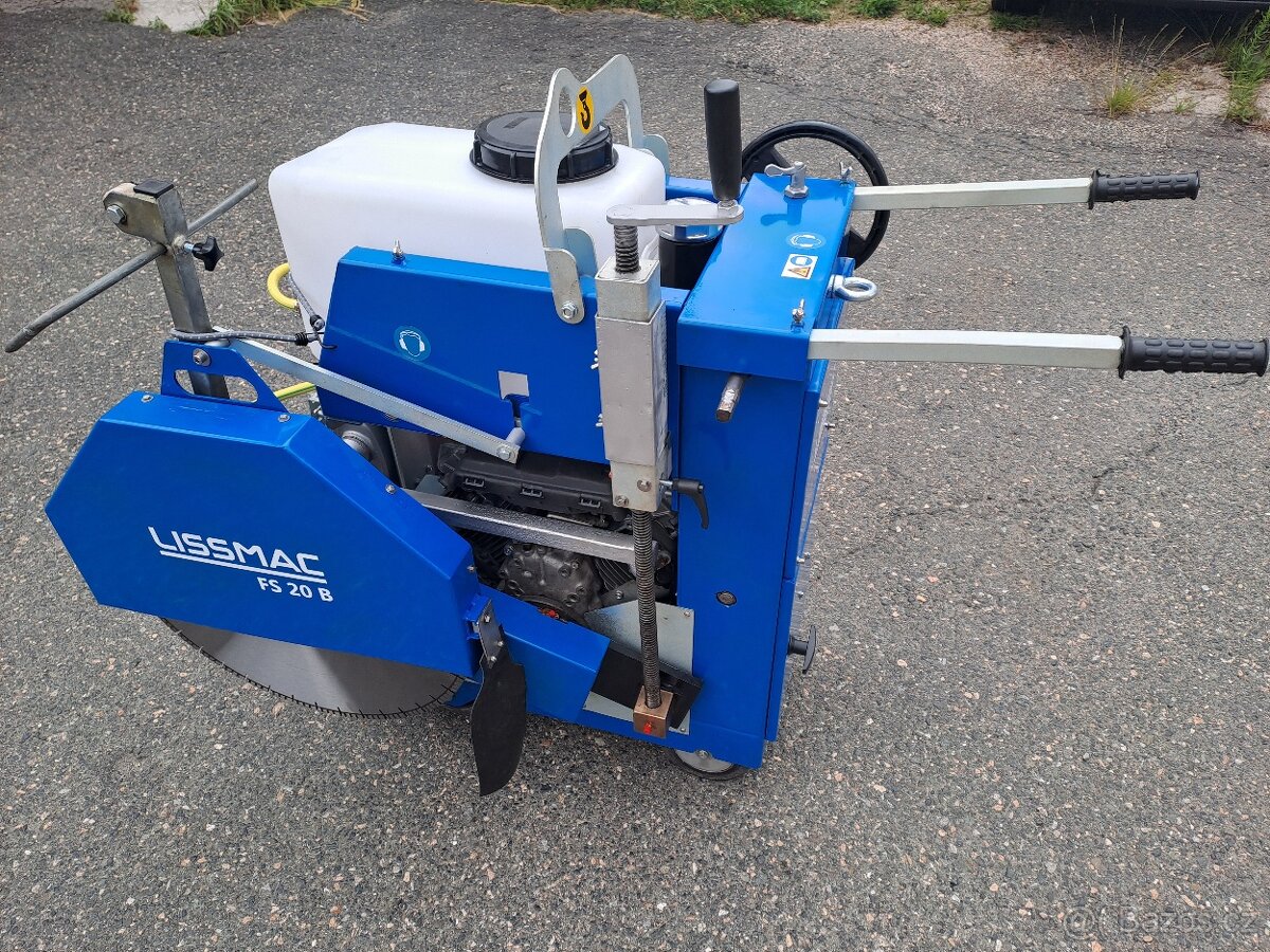 Řezačka betonu a asfaltu, prořezávač spár Lissmac FS20B
