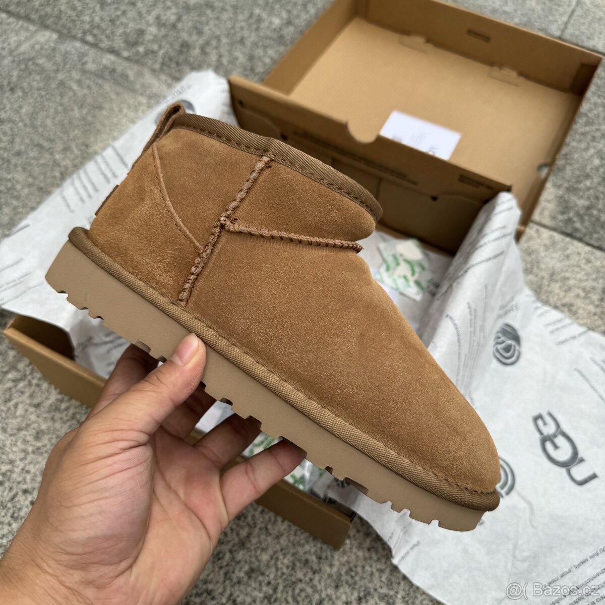UGG Kozačky Classic Ultra Mini – Karamelové - Nové