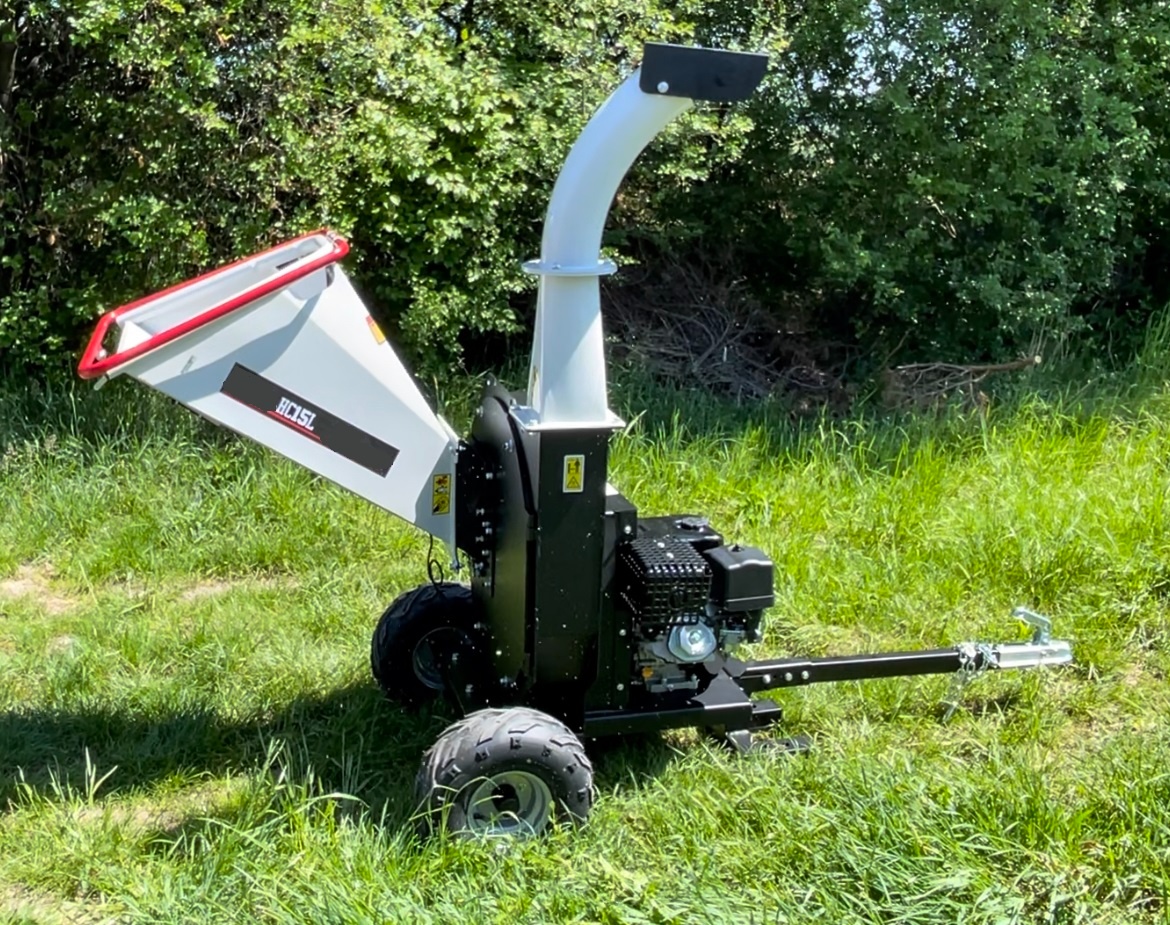 Talířový benzínový štěpkovač