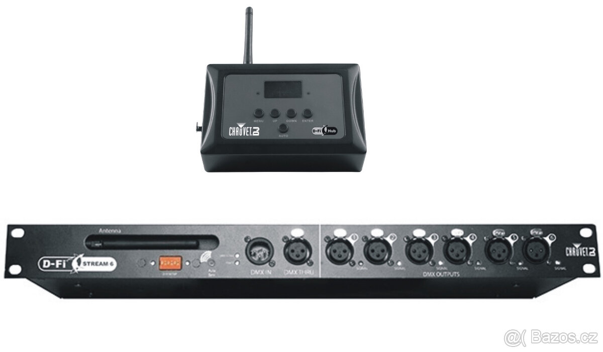 Set bezdrátového přenosu DMX signálu Chauvet