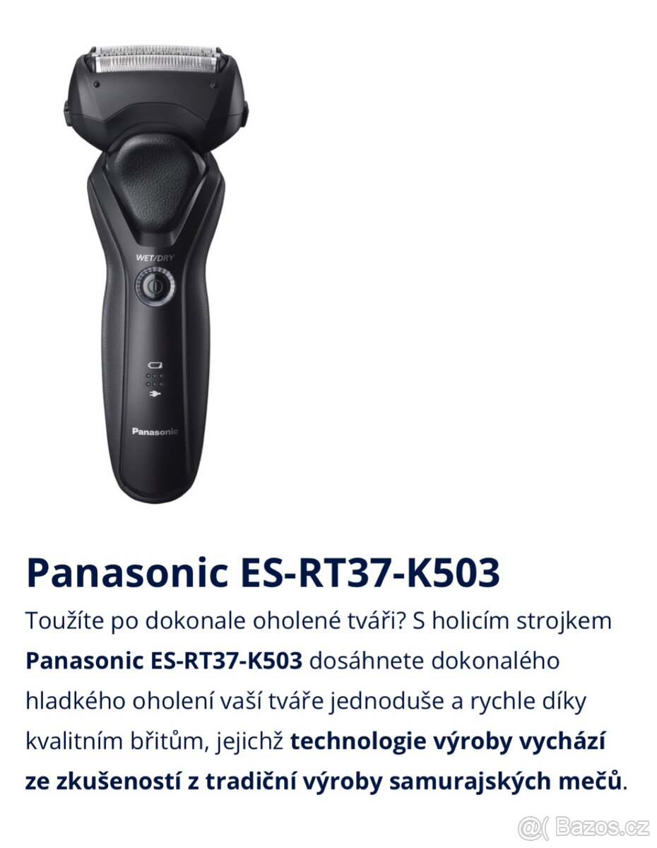 Prodám pánský holicí strojek PANASONIC