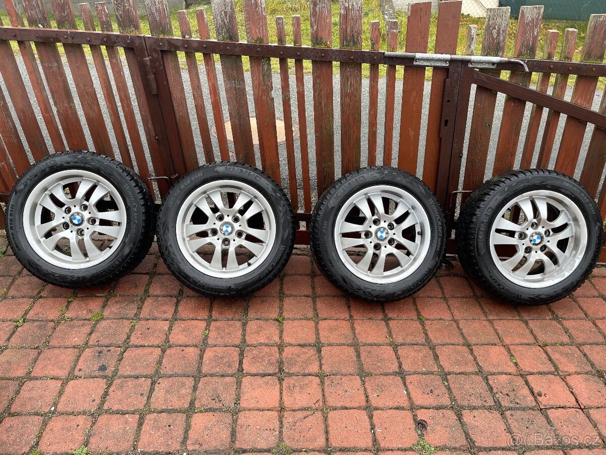 Alu kola 5x120 r16 zánovní pneu