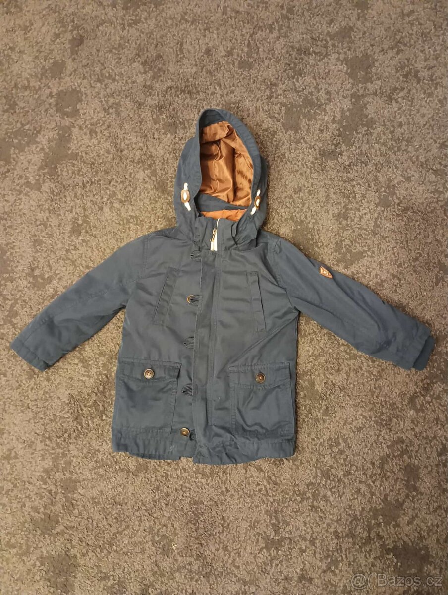 Flanelová bunda a kabátek