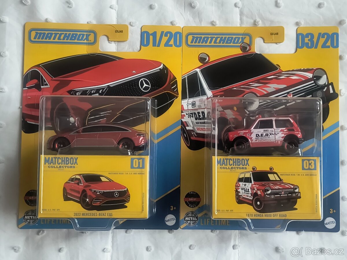 Matchbox Collectors - Mercedes EQS + Honda N600 Off-road