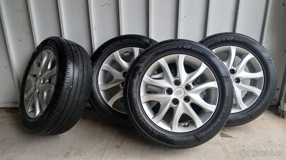 Letní kola disky hyundai i30 i40 6.0JxR16 ET50 5X114,3
