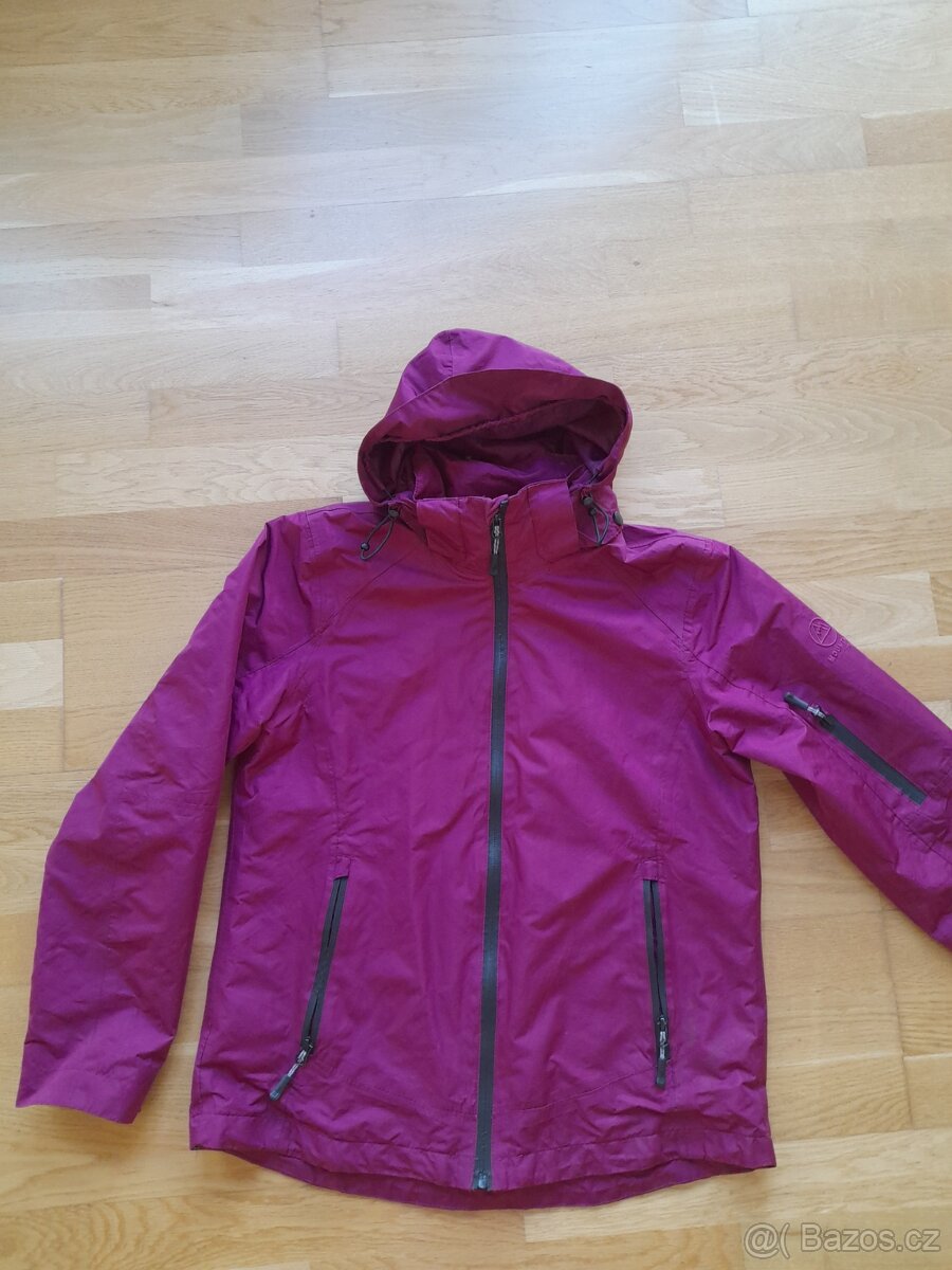 Dámská/dívčí vínová bunda, voděodolná, vel.M 40/42