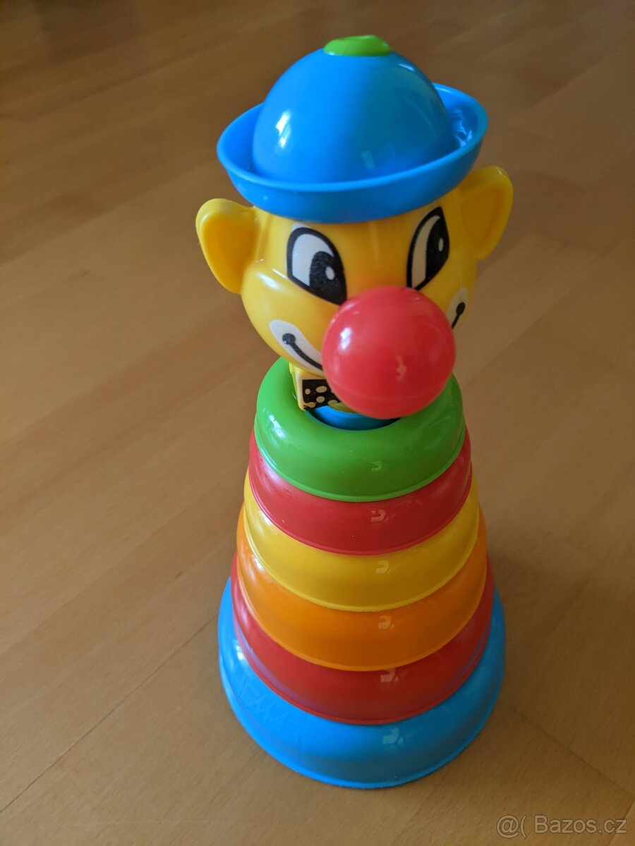 Kužel s kroužky klaun